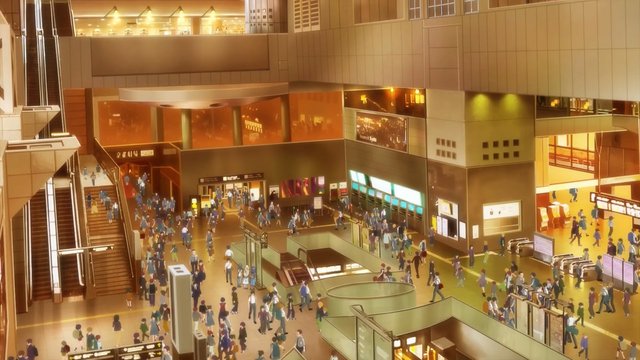 Inside Kyoto Station Main Hall
